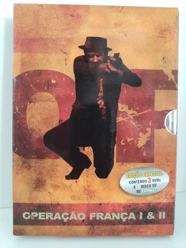 Box Operação E França I E Ii - C/ Luva E 3 Dvds! Zerado!!! (Usado)