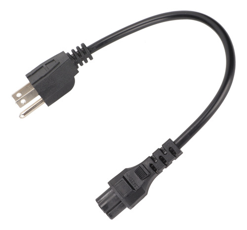 Cable Corto De Alimentación Ac 515p A Iec320 C5 Hembra 18 Aw