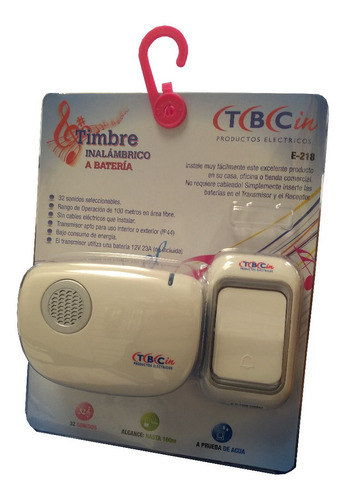 Timbre Inalambrico A Bateria