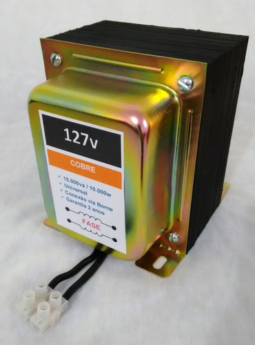 Transformador Voltagem 110v 220v Em Cobre 30000 Btus 15000va