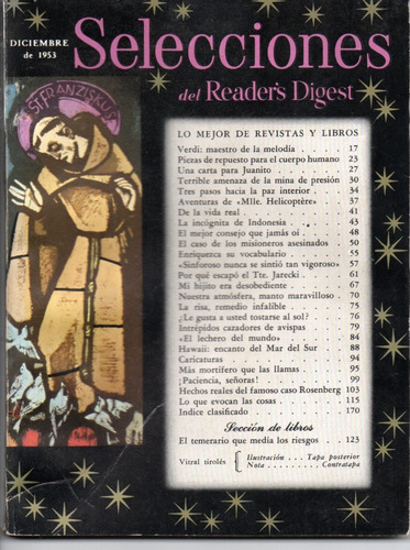 Selecciones Del Reader´s Digest Nº157 Diciembre 1953