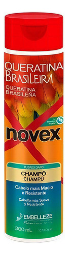 Champú Sin Sal Keratina Brasileña Reparador Hidratante Novex