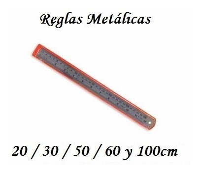 Regla Metálica 60cm