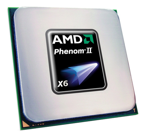 Procesador AMD Phenom II X6 1055T HDT55TFBGRBOX de 6 núcleos y  3.3GHz de frecuencia con gráfica integrada