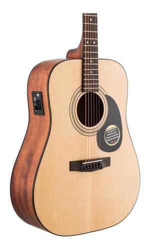 Guitarra acústica Cort Standard AD810E para diestros natural open pore satin