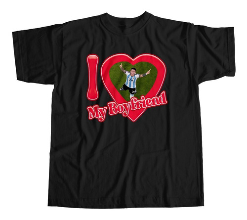 Imagen 2 de 4 de Remera Algodón Selección I Love My Boyfriend - Escaloneta