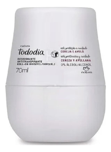 Tododia Desodorante Roll On 70ml Cereza Y Avellanà Natura