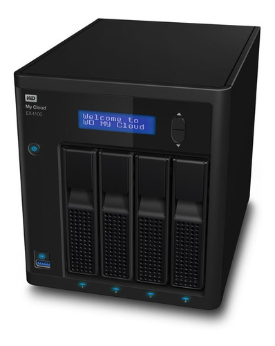 Servidor Almacenamiento En Red Wd Ex4100 8tb Negro Nnet
