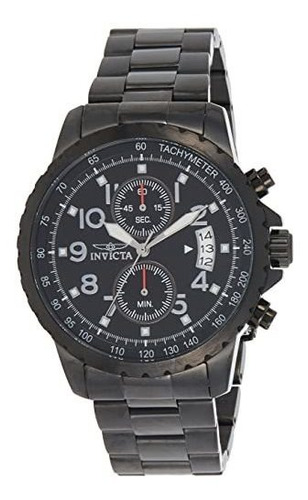 Invicta Men's Specialty 45mm Negro Acero Inoxidable Y7gqn