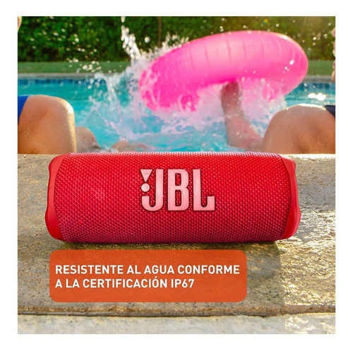 Parlante Jbl Flip 6 Bluetooth Ip67 Rojo