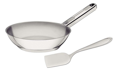 Frigideira Tramontina Inox Allegra 2,1l + Espátula