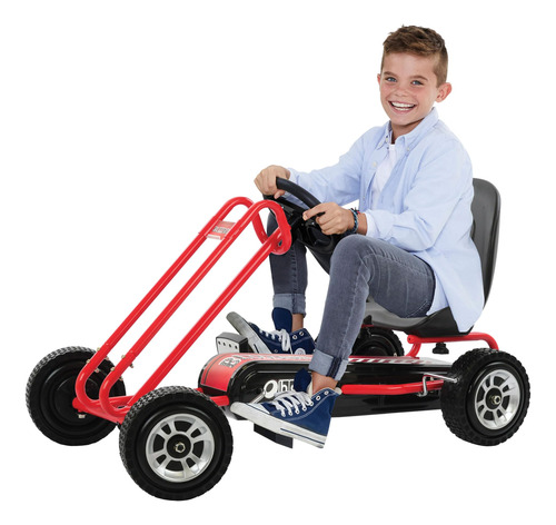 Juguete Pedal Go Kart Hauck Lightning Para Niños De 4 A 8 Añ