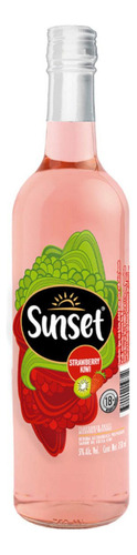 Licor Sunset Kiwi Strawberry 750 Ml