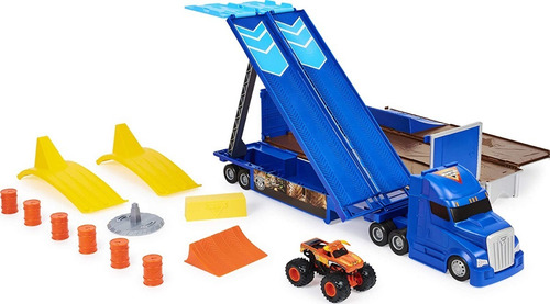 Monster Jam Camion Transformable 2 En 1 Pistas De Carrera
