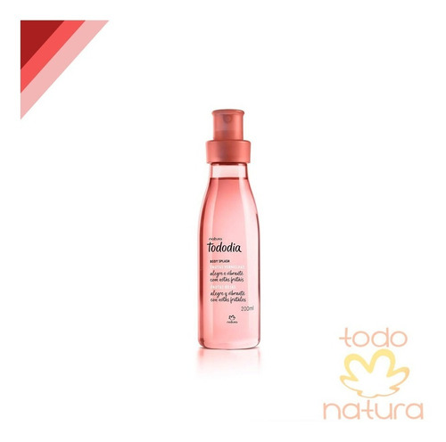 Spray Body Splash Tododia Frutas Rojas Natura