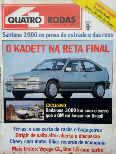 Revista 4 Rodas Nº 335 Junho 1988