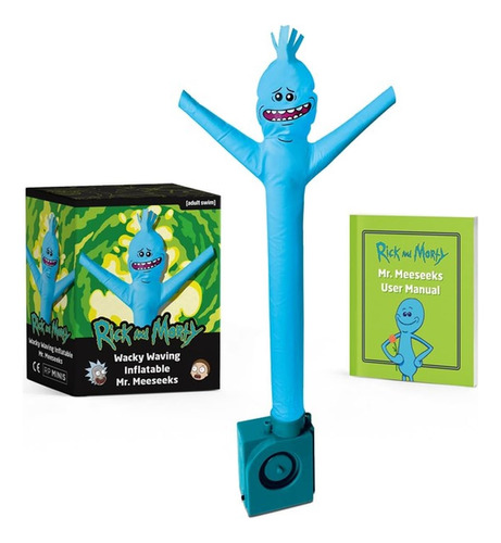 Book : Rick And Morty Wacky Waving Inflatable Mr. Meeseeks.
