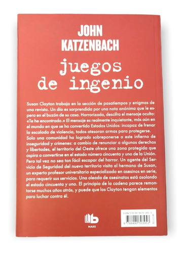 Juegos De Ingenio, John Katzenbach