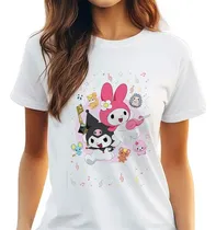 Comprar Franelas Camisetas Kuromi Hello Kitty Kawaii Keroppi