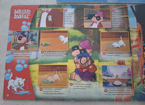 Dos Album De Figuritas De Anteojito Y Antefaz Completo (Usado)
