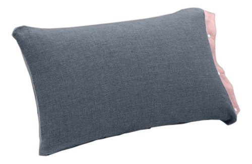 Funda De Almohada De Algodón De 4 Capas Con Cierre A Presión
