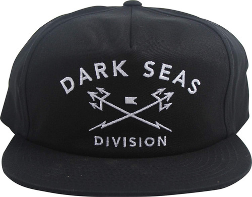 Dark Seas Gorra Snapback Tridents Hombre, Negro, Talla Única