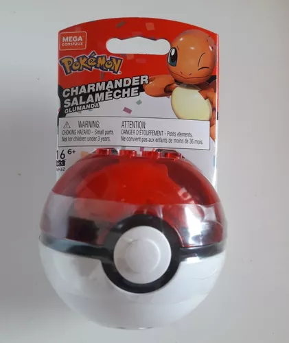 Brinquedo Pokemon - Mega Construx Pokebola + Pokemon em Promoção