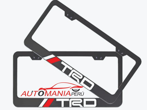 Porta Placa De Plastico  Modelo Trd 