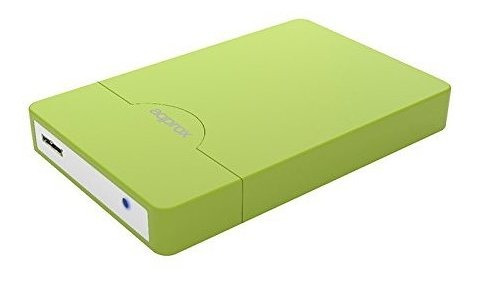 Aprox! Caja Externa Hdd 2.5  Sata-usb 3.0 Verde