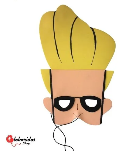 comprar Máscara Antifaz Johnny Bravo En Foami Carnaval O Halloween