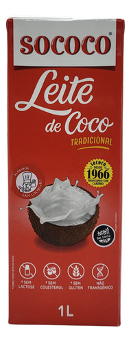 Leche De Coco 1lt Sococo