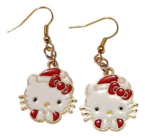 Aros Hello Kitty Pascuera/regalo/navidad/cumpleaños/niñas.