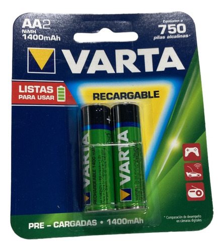 Pila Recargable Aa 1400mah Varta - Sertel Shop