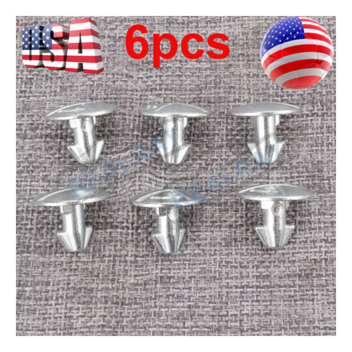 6pcs Engine Cover Lower Retainer Pin Screw For Honda Acc Rrx