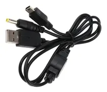 Comprar Cable Usb 2 En 1 Para Psp 1000, 2000 Y 3000 Y Control De Ps3