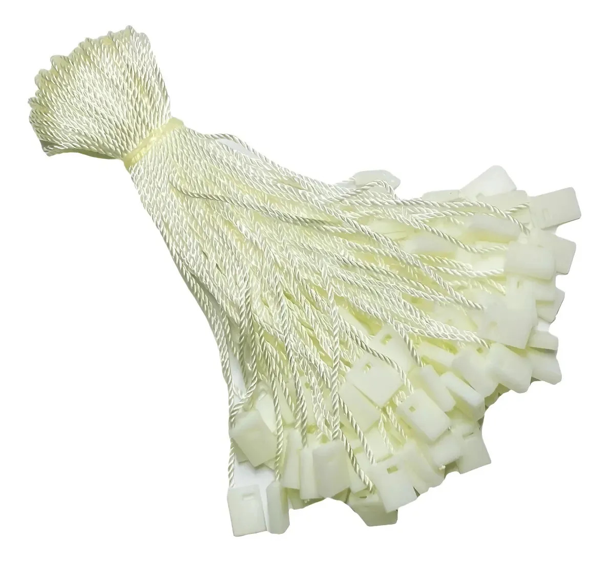 1000 Lacres Para Tag De Roupas E Acessórios Da Moda Cor Off-White