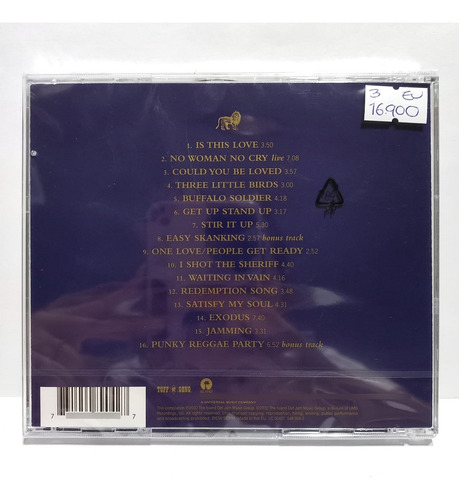 Bob Marley & The Wailers Legend The Best Of Cd Nuevo Sellado