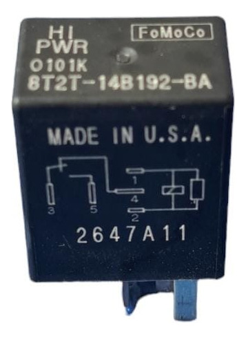 Relevador Relay Ford N/p: 8t2t14b192ba 5 Pines