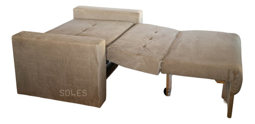 Sillón Sofá Cama 2 Cuerpos Tela Antidesgarro Env Grts Coutas