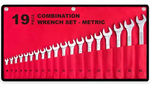 comprar Juego Completo De Llaves Combinadas Métricas De 19 P...