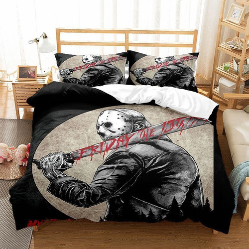 Película De Terror Viernes 13 Ropa De Cama, Jason Voorhees