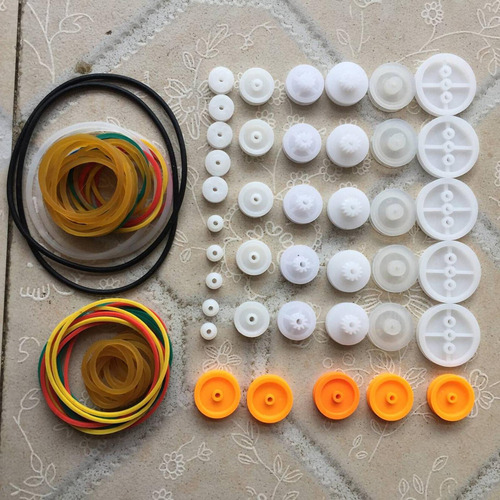 New 1 Juego De De Poleas Sin Terminar Diy Modelo Polea