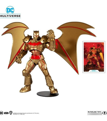 Hellbat Lunar New Year Batman Dc Multiverse Mcfarlane Ugo (Usado)