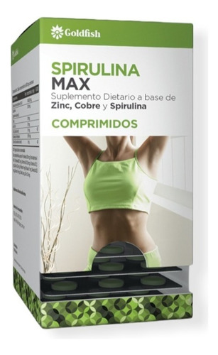 Blistera Spirulina Max - Goldfish X 100 Comprimidos Sabor Neutro