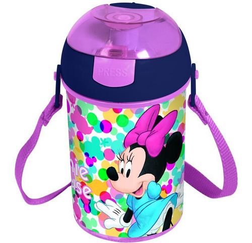 Vaso Cantimplora Minnie Mouse Con Pico Km677 Cresko