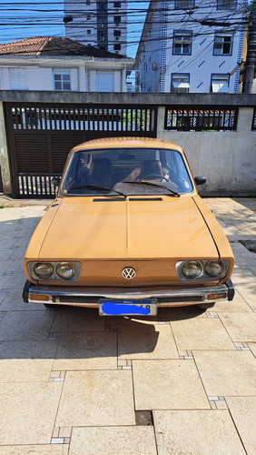 Vw Variant Ii, 1978, Marrom Saveiro, Selada Vidros Originais