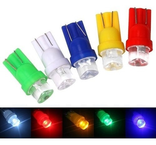 Foco Led T10 Tipo Pellizco Color A Elegir Precio Por El Par 