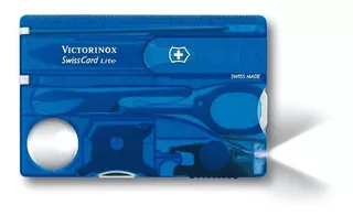 Tarjeta Victorinox Swisscard Azul Trans 0.7322.t2