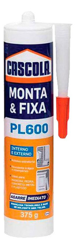 Cola Monta E Fixa Pl600 Henkel 375g