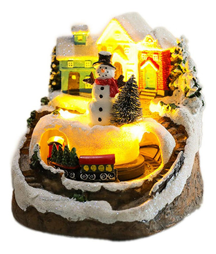 Figura Giratoria De Tren T6 Christmas Village Houses Sets